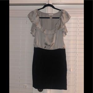 Grey and black dress